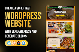 create a super fast wordpress website with generatepress and generate blocks