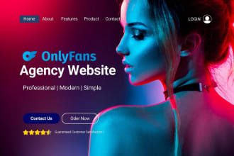 build onlyfans agency website for your onlyfans agency