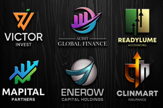 design credit repair accounting, tax, business consulting and financial logo