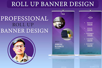 design awesome backdrop, x stand, roll up banners