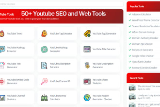 create ai youtube SEO tools