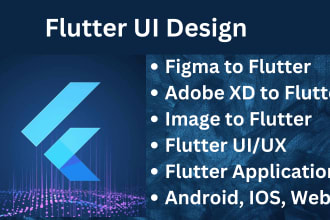convert your figma, xd and image UI design to flutter code