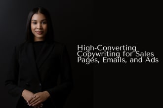 write high converting copy for sales pages, emails, and ads