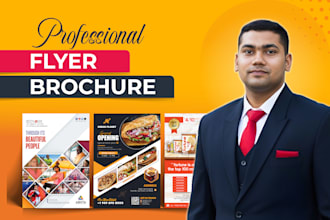 do professional flyer, trifold or bifold brochure, company profile, booklet, ad