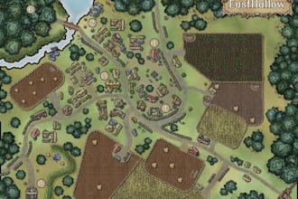 create custom high res fantasy maps for your rpg world
