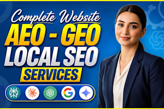 do complete website local GEO,aeo,SEO off page, backlinks building for ai search
