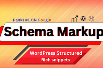do schema markup, wordpress structured data and  rich snippet