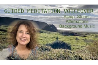 record your guided meditation, affirmation or sleep story