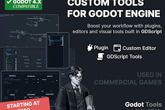 build custom godot tools and systems