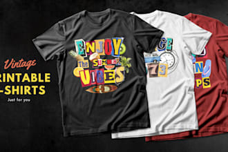 design trending tshirt typography for streetwear and merch