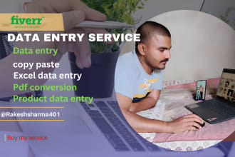 shopify data entry, product image , converting PDF, data collection, copy paste