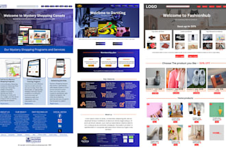 design a stunning e commerce or business website with canva