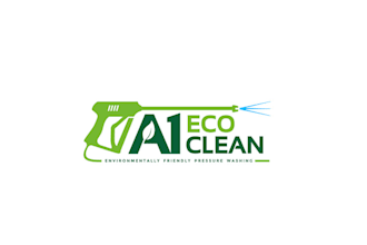 work creatively and professionally design of the power washing logo