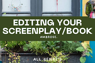 have your book or screenplay edited professionally