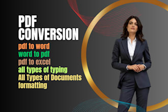 convert pdf, fillable form do fast typing job, pdf to word, excel doc formatting