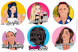 make an illustrated logo based on your photo