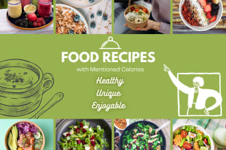 make proper food recipes according to your caloric need