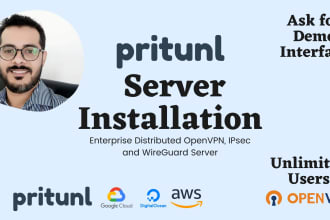 setup pritunl openvpn server with unlimited users