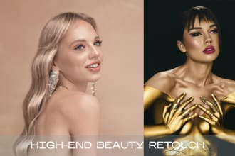 high end beauty portrait retouching in photoshop