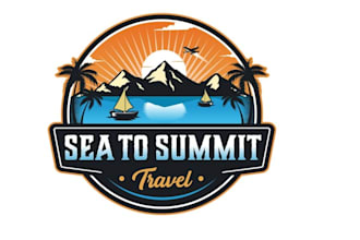 create two expert sea logo designs for your corporation or business