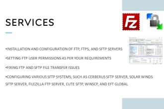 do ftp server installation and configuration