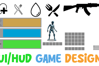 design your game UI and hud