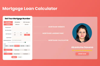create a mortgage, loan, and business valuation calculator for your website