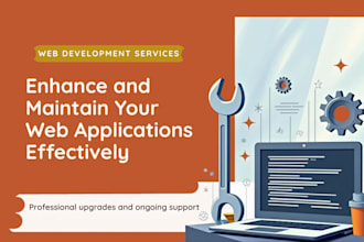 add features or maintain your web application