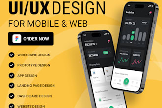 do UI UX design, wireframe UI UX design and mobile UI design