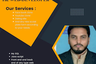 create any type of web site , according to your social needs