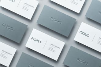 provide clean and minimalist business card design