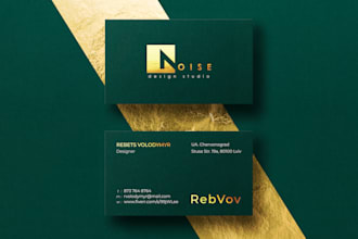 provide clean and stylish business card design
