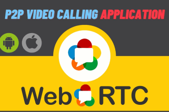 webrtc p2p video calling application