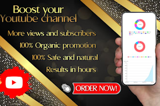 organic boost traffic of views for your youtube videos