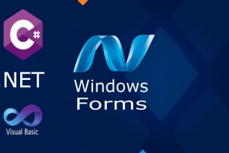 create a desktop application using windows forms javafx dot net csharp vb