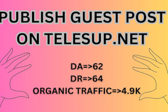 publish guest post on telesup dot net