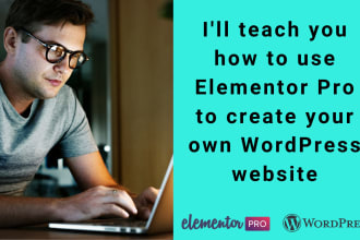 teach you how to use elementor pro to create a custom wordpress website