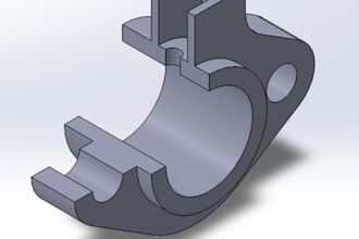 do 3d cad design and product design on solidworks