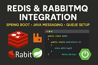 integrate redis and rabbitmq messaging in your java spring boot application