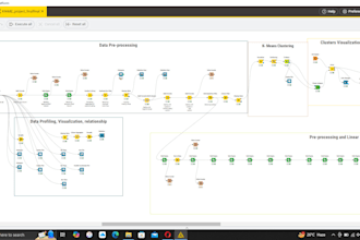 use knime, rapidminer, orange to optimize your workflows