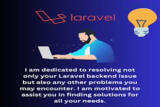 fix and developer your php laravel application backend