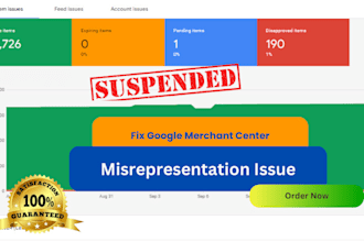 fix your google merchant center misrepresentation suspension