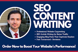 write SEO website content, blog posts, and sales copy