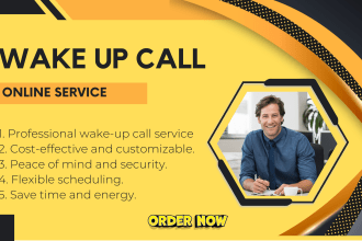 be your sales phone call, telemarketing, appointment and wakeup call setting