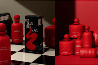 design bold skincare product packaging and product label design