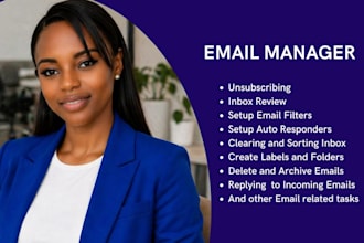 professionally organize and manage your email inbox
