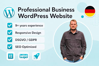 build wordpress website, design and optimize professional website