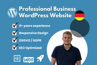 build wordpress website, design and optimize professional website