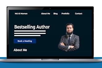 design a writer, book author website with wordpress, UI UX, mobile, SEO friendly