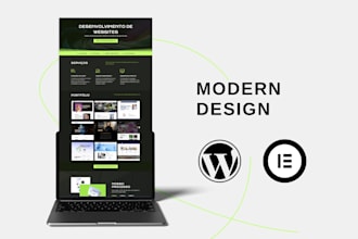 build a website or blog using elementor and wordpress